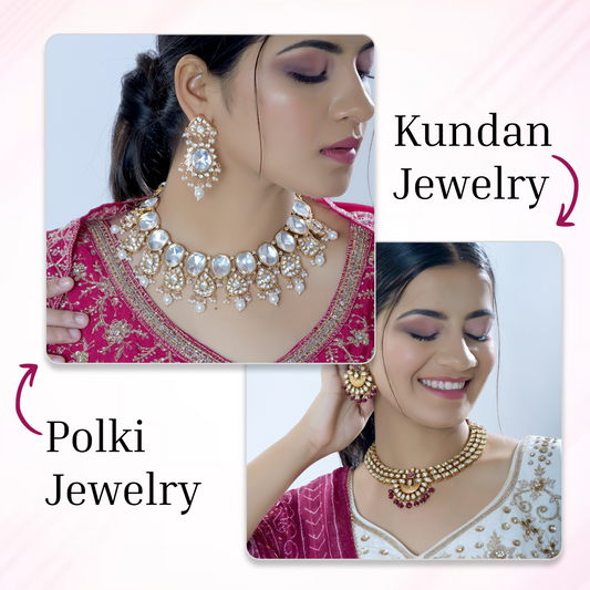 Kundan and Polki: What Makes Kundan Jewelry and Polki Jewelry Different?