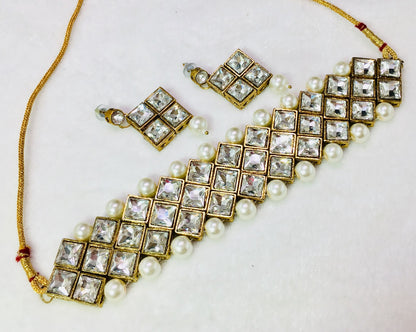 Timeless Beauty Diamond Choker Jewelry Set
