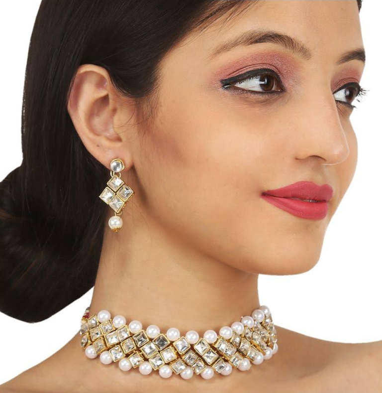 Timeless Beauty Diamond Choker Jewelry Set