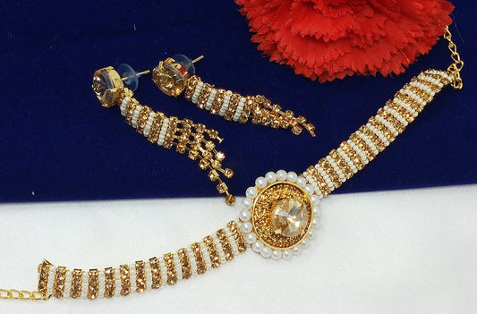 Diamond Elegance Choker and Necklace Set