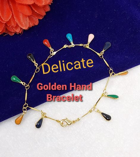 Delicate Gold Plated Beaded  Bracelets