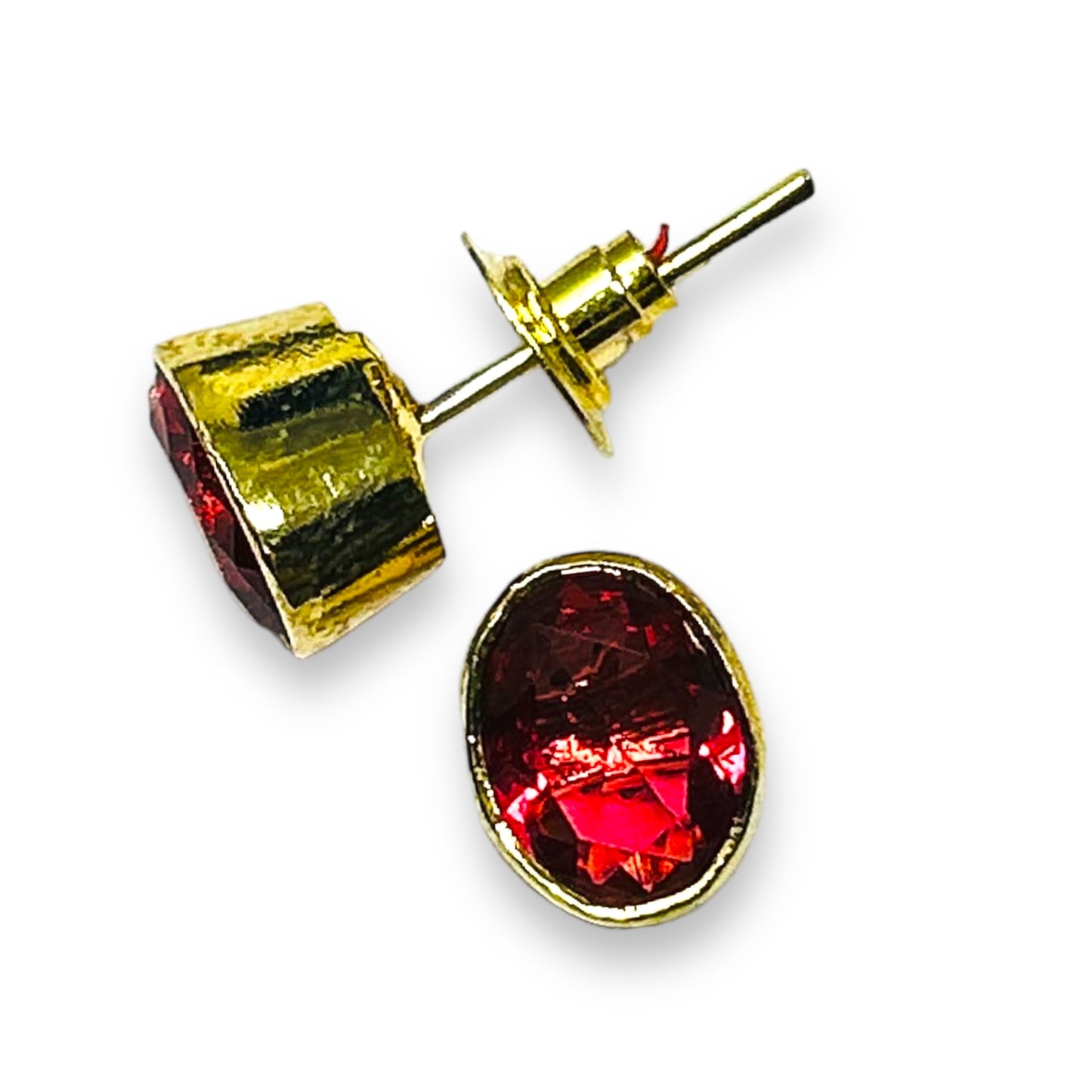 Gold Plated Pink Stud