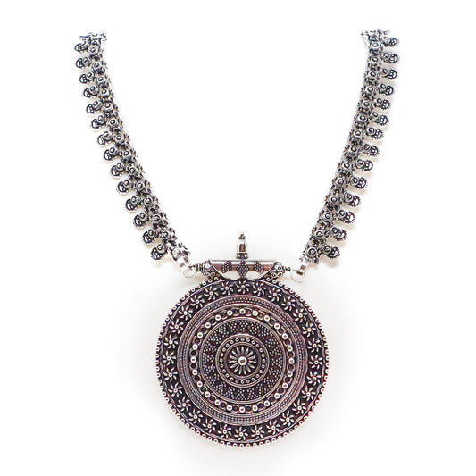 Urban German Silver Pendant Necklace