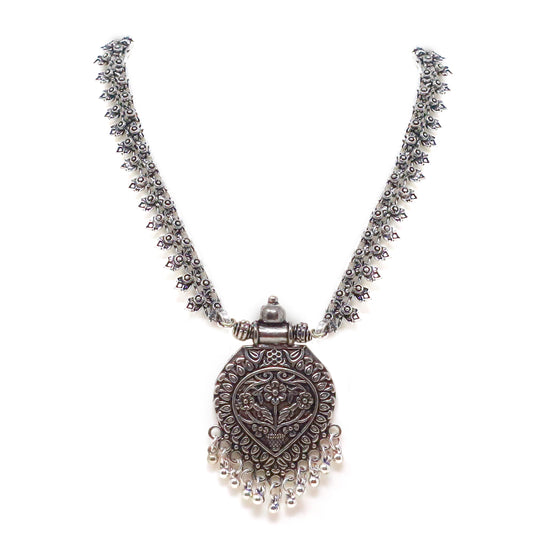 Elegant German Silver Strand Necklace