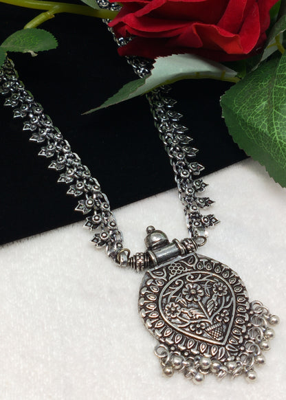 Elegant German Silver Strand Necklace