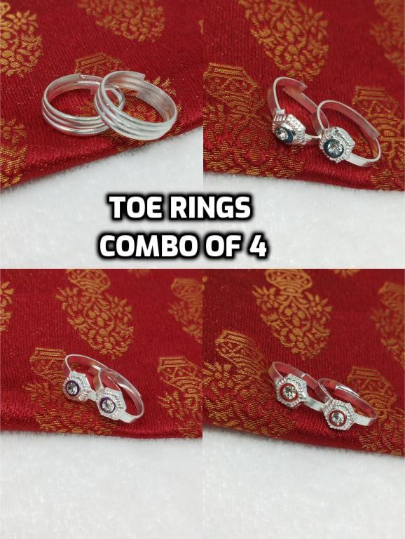 Traditional Toe Ring - Silver Plated