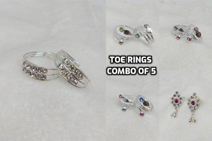 Stylist Toe Ring - Silver Plated