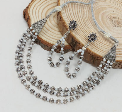 Layered Pearl Oxidized Set