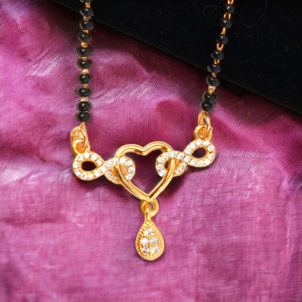 Diamond Studded Delicate Mangalsutra