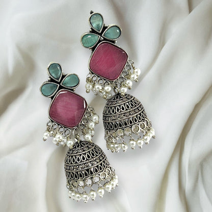 Classic Dangle Jhumka Earrings: Antique Glam