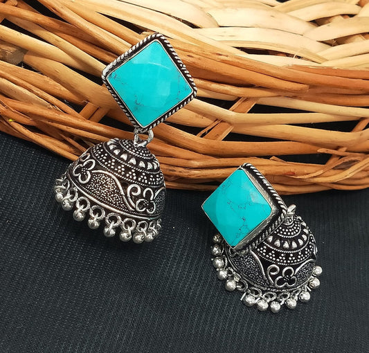 Trendy Jhumka Accessories: Oxidized Earrings