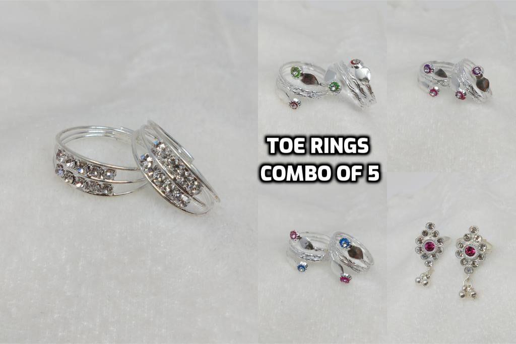 Stylist Toe Ring - Silver Plated