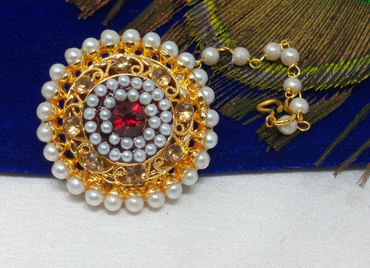 Rajputi Borla Maang Tikka: A Symbol of Grace