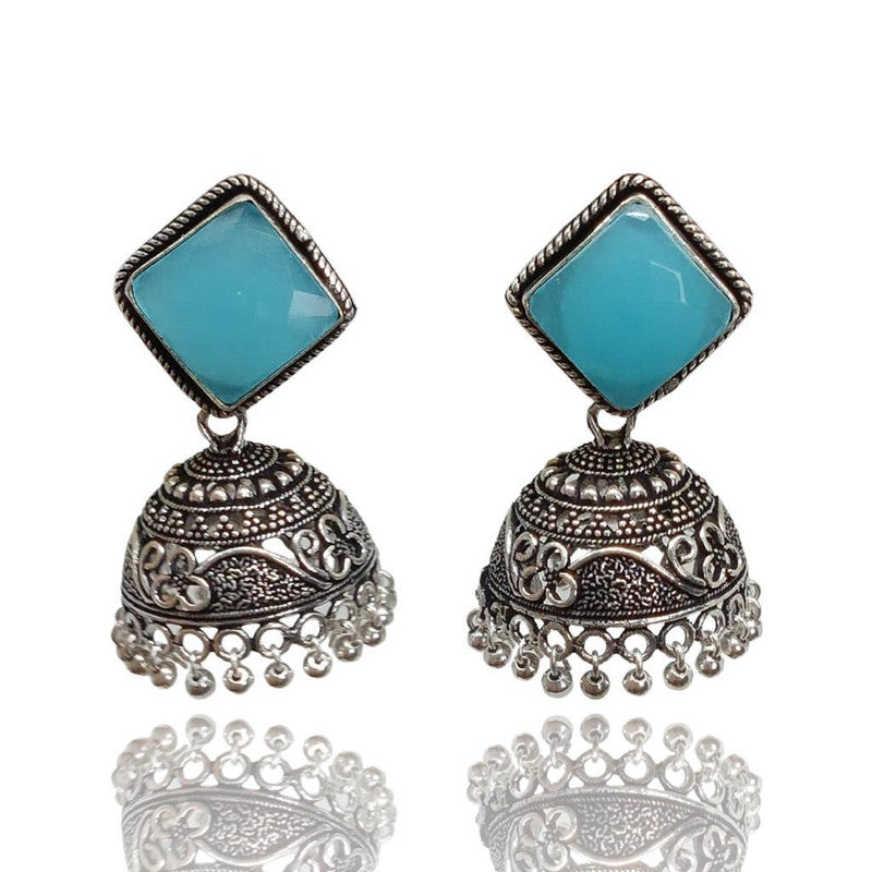 Fashionable Jhumka Trend: German Silver Earrings